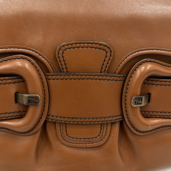 FENDI HANDBAG CAMEL *AUTHENTIC* - Picture 2 of 6